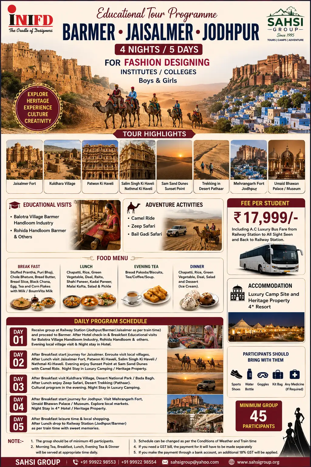 Barmer, Jaisalmer, Jodhpur Fashion_Tour