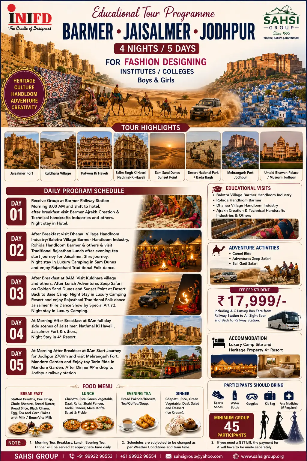 Barmer, Jaisalmer, Jodhpur Fashion_Tour_Inten